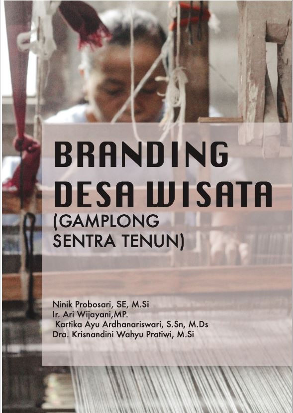 Cover Buku Branding Desa Wisata (Gamplong Sentra Tenun)
